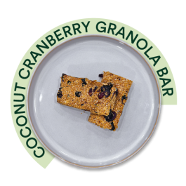 Coconut And Cranberry Granola Bar