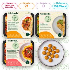 Weight Loss 1500 kcal (3 meals) Set B