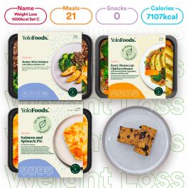 Weight Loss 1000 kcal (3 meals) Set C