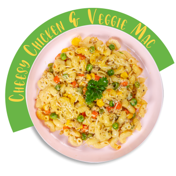 Cheesy Chicken & Veggie Mac