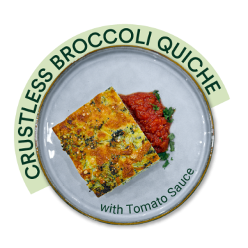 Crustless Broccoli Quiche
