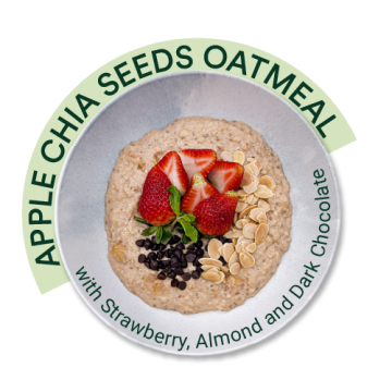 Apple And Chia Seeds Oatmeal 