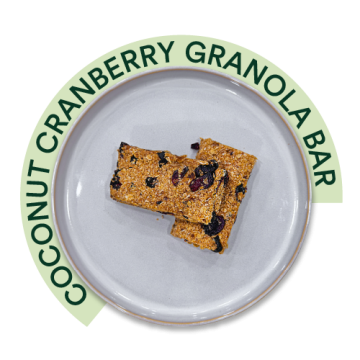 Coconut And Cranberry Granola Bar